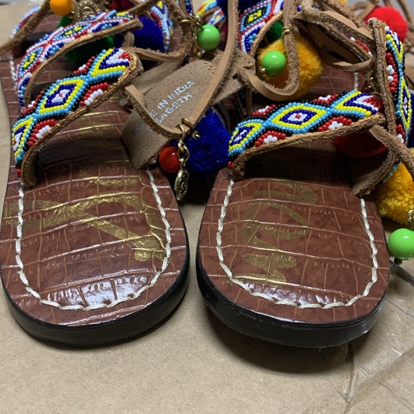 Sam Edelman Gretchen tassel lace up sandals - Picture 6 of 6